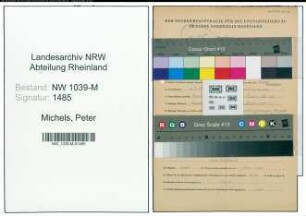 Entnazifizierung Peter Michels , geb. 06.09.1914 (Bautechniker)