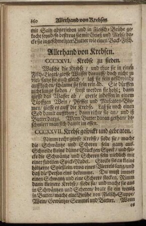 Allerhand von Krebsen.
