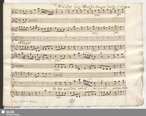 Leucippo. Excerpts - Mus.2477-F-120,10 : S, strings, bc