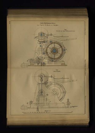Ankerlichtmaschine von Napier Brothers in Glasgow.