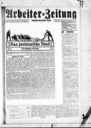 Das proletarische Kind. 1912-1914