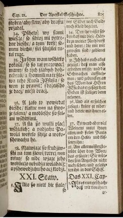 XXI. Staw./ Das XXI. Cap. - XXVIII. Staw./ Das XXVIII. Cap.