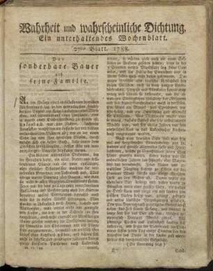 27stes Blatt. 1788. - 36stes Blatt. 1788.