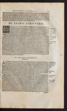 De Sacris Scripturis.