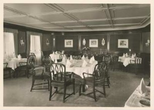 Hamburg Süd Speisesaal des Kombischiffs "MS. Santa Catarina" von Cäsar Pinnau