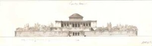 Gärtner, Friedrich von; Bibliothek - Aufriss