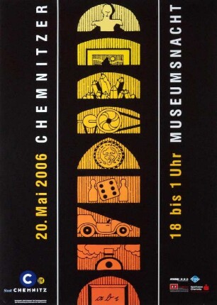 Plakat "Chemnitzer Museumsnacht"