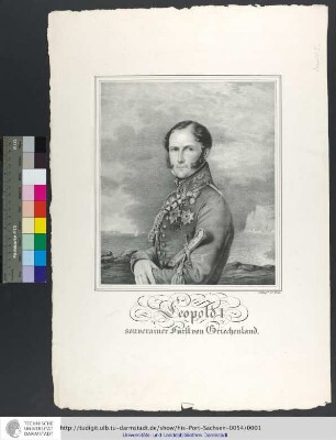 Leopold I souverainer Fürst von Griechenland