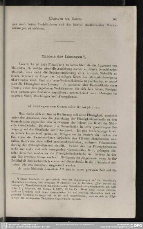 Theorie der Lösungen