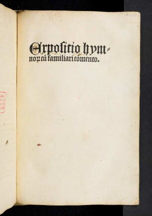 Hymni : Expositio hymnorum