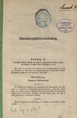 Advokatengebührenordnung (für ganz Bayern)