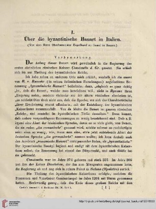 30: Über die byzantinische Bauart in Italien