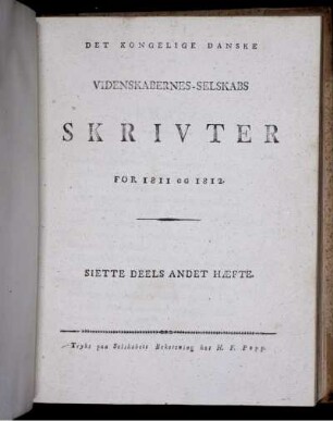 Andet Haefte