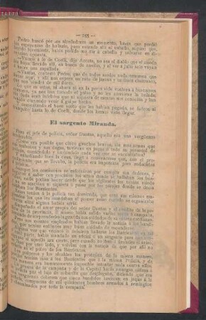 El sargento Miranda.