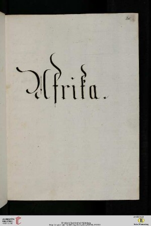 Geographisches Handbuch: Afrika