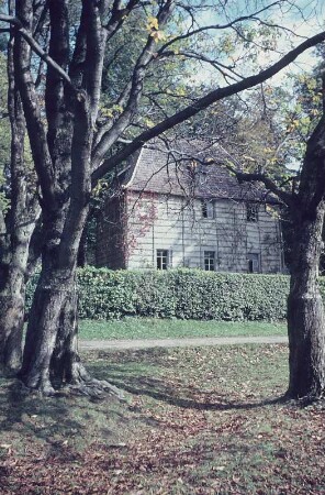 Weimar. Goethes Gartenhaus im Park an der Ilm