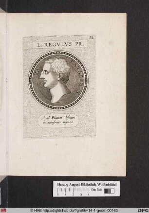 Porträt des L. Regulus Pr.
