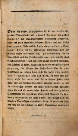 Ernst und Laune in Erzählungen für Erholungsstunden, 4. 1816