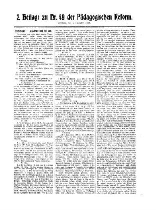 Hilfsschulen - andreswo und bei uns : 2. Beilage zu Nr. 49 der Pädagogischen Reform