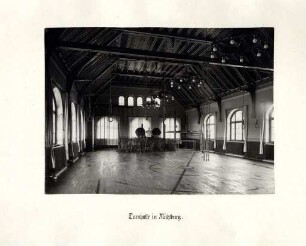 Strieder, Wilhelm. Turnhalle in Mühlburg