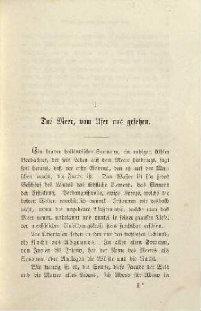 Das Meer : Von J. Michelet, Mitglied der französischen Akademie. Deutsch von F. Spielhagen