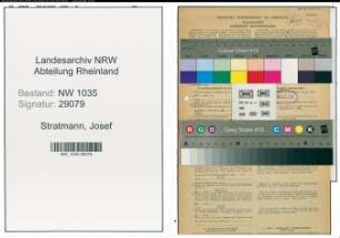 Entnazifizierung Josef Stratmann , geb. 12.04.1899 (Bergmann)