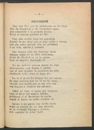 Recuerdos