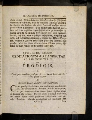 573-576, Sp. 349. De Prodigis