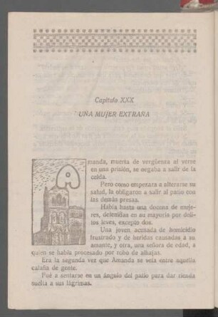 Capítulo XXX - Una mujer extraña