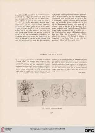 Ein Rebus von Adolf Menzel