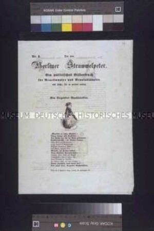 Politisch-satirische Flugschrift "Der neue Struwwelpeter"