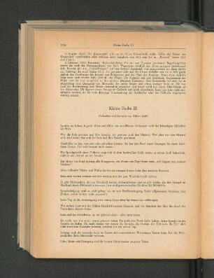 Kleine Fische (III). Gedanken und Notizen von Albert Mähl.
