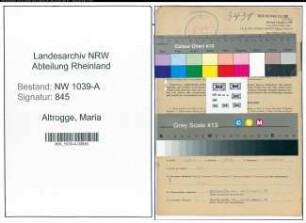 Entnazifizierung Maria Altrogge , geb. 13.08.1891 (Lehrerin)