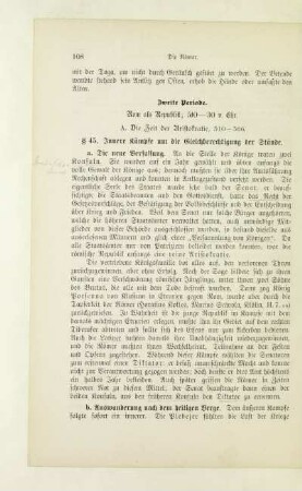 Zweite Periode. Rom als Republik; 510 - 30 v. Chr