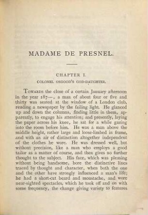 Madame de Presnel