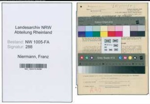 Entnazifizierung Franz Niermann , geb. 02.09.1899 (Gastwirt)