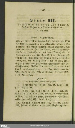 Linie III