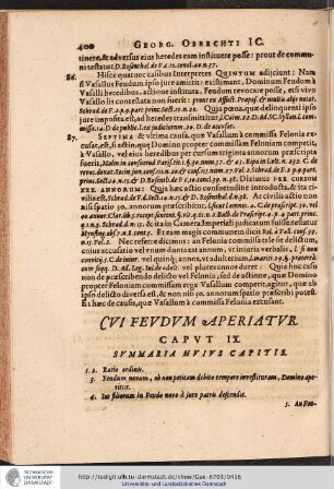 CUI FEUDUM APERIATUR. CAPUT IX.