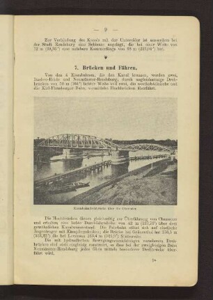7. Brücken und Fähren