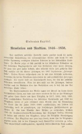 Siebentes Kapitel. Revolution und Reaktion. 1846-1858