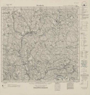 5112 (alte Nr.: 2976) Morsbach, Meßtischblatt (4cm - Karte)
