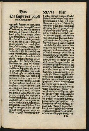 Da sandt der papst nach Katherinen