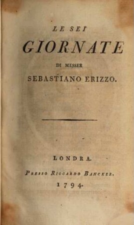 Le sei giornate