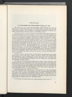 Die staatsrechtliche und kirchenrechtliche Stellung der Abtei.