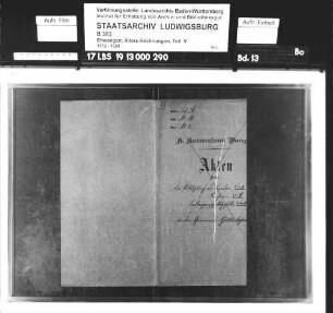 Fischereirechnung des Stifts Ellwangen