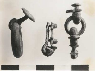 Trinkhorn : Einzelteile von Trinkhornzubehör (Prositz bei Meißen) ca. 300 n. Chr.