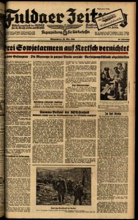 Ausgabe vom Mittwoch, den 20. Mai 1942.