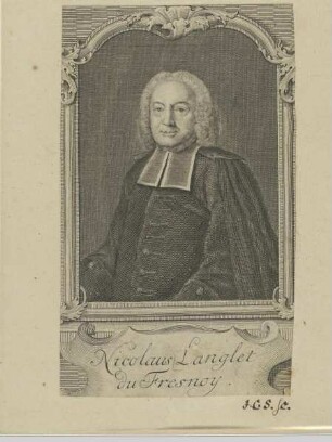 Bildnis von Nicolavs Langlet du Fresnoy