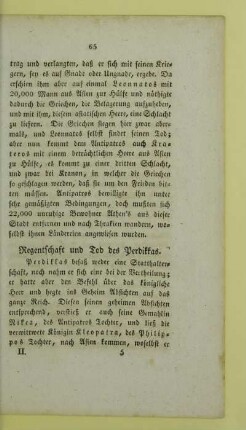 Regentschaft und Tod des Perdikkas