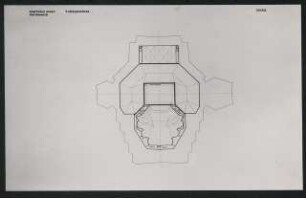 Opernhaus, Essen Wettbewerb: Grundriss 5. OG